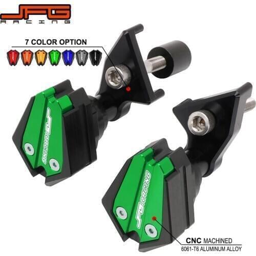 Motorcycle CNC Falling Protection Frame Slider Fairing Guard Anti Crash Pad Protector For KAWASAKI Ninja ZX10R ZX-10R 2011-2017