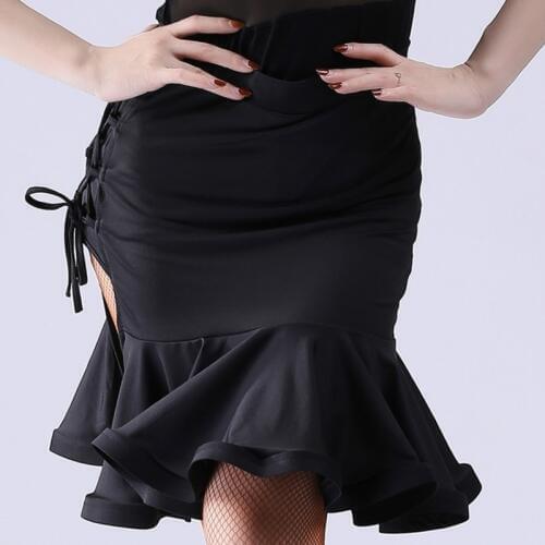 Women Latin Skirt Tango Rumba Ballroom Cha-cha Practice Dancewear 803-576