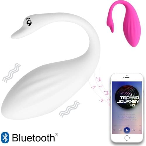 G-spot Vibrator Bluetooth Wireless Remote Control Sex Toys for Women Clit Stimulator Vibrating Vagina Egg Swan Shape Vibrator