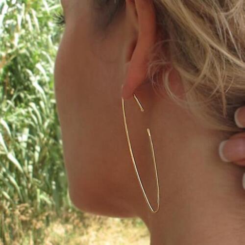 Handmade Gold Hoop Earrings Gold Filled/925 Silver Jewelry Vintage Jewelry Boho Orecchini Brincos Pendientes Oorbellen