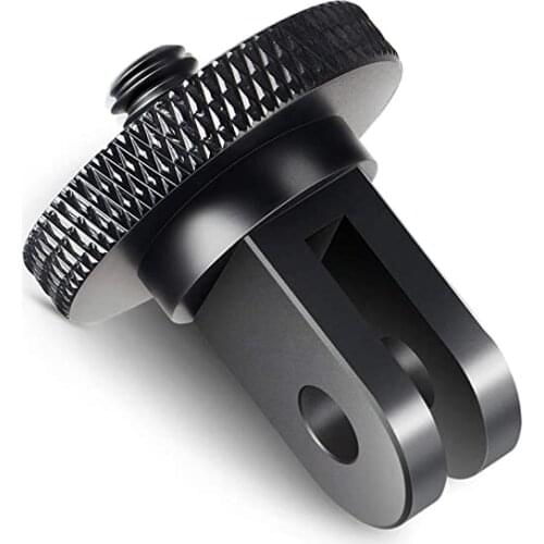 Aluminum Alloy 1/4 inch Mini Tripod Adapter Mount for GoPro Hero 8 7 6 5 4 Black Sjcam M10 Xiaomi Yi 4K Eken Go Pro Accessory