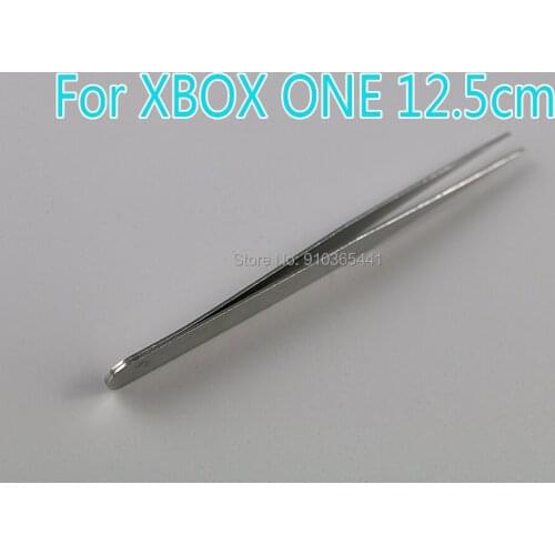 100pcs/lot Controller Tweezers Anti-static Hand Tool Clip Tool 12.5cm straight tweezers 12.5cm Repair Parts