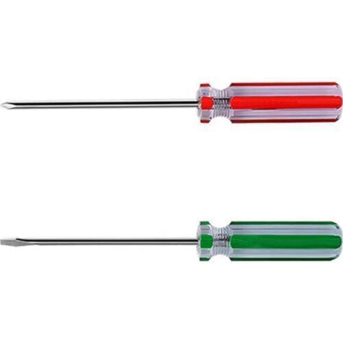 2pcs/ set) 3.0mm Slotted & Phillips Screwdrivers Magnetic Tip Repairing Tool Screw Driver Crosshead Straight Screwdriver set