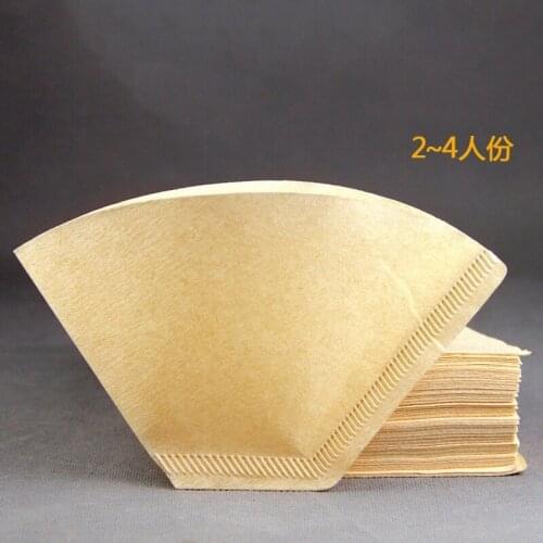 40V-Shaped Coffee Filter Paper Cone 1-2/2-4 for V60 Coffee Drip Filter Cup Strong Coffee Drip Filter Tool Filter Paper