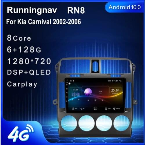 4G LTE Android 10.1 For Kia Carnival 2002-2006 Car Radio Multimedia Video Player Navigation GPS RDS no dvd