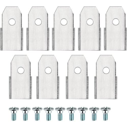 9 Pieces Of Weeder General Accessories Lawn Garden Cutting Machine Half-Knife Garden Lawn Mower Blade