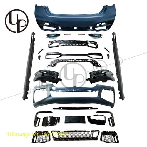 7 Series G12 car bumpers for G12 730LI 740li m sport style body kit front bumper rear bumper side skirts diffuser