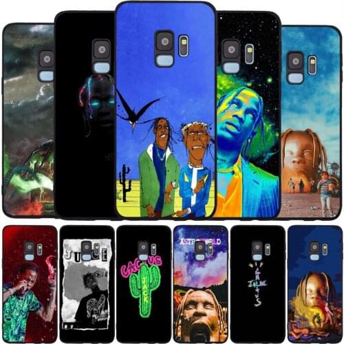 Cactus jack travis scott hiphop Black Phone Case For Samsung S21 S20 A11 S10 S10E S9 S8 Plus Lite Note10 Note20 Ultra TPU Cover