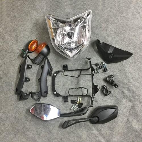 Motorcycle headlight assembly headlights headlight bracket side mirror signal light for YAMAHA FZ1 2006 2007 2008 2009