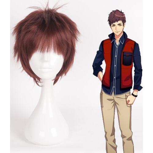 Game New Hand Tour A3! Cosplay Wigs Omi Fushimi Cosplay Wigs Heat Resistant Synthetic Wig Halloween Carnival Party