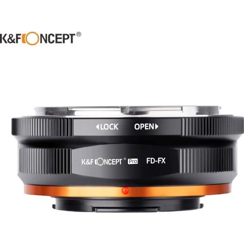 K&F CONCEPT FD-FX Canon FD Lens to Fuji Fujifilm FX XF X Mount Camera Adapter Ring for Canon FD Lens to Fuji Camera