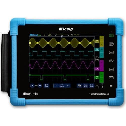 New Micsig 2019 Digital Tablet Oscilloscope TO1152 150MHz 2CH 1G Sa/s Real Time Sampling Rate Automotive Oscilloscopes Kit