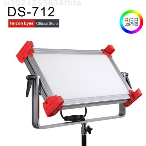 Falcon Eyes 120W Fotografia Panel Light 2700-9999K RGB Soft LED Camera Lighting Studio Video Lamp Photography Equipment DS712