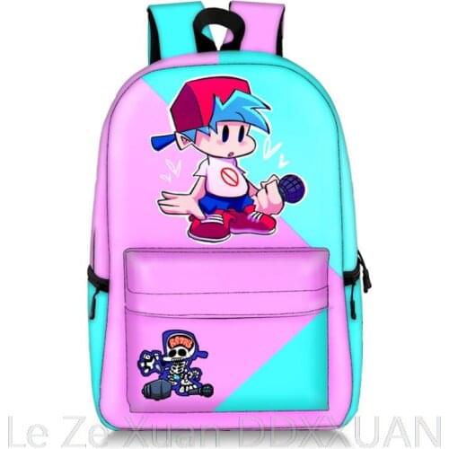 Hot Children School Bags Game Friday Night Funkin Backpack Schoolbag For Boys Backpack Printing Book Bag Backpack for Teenagers