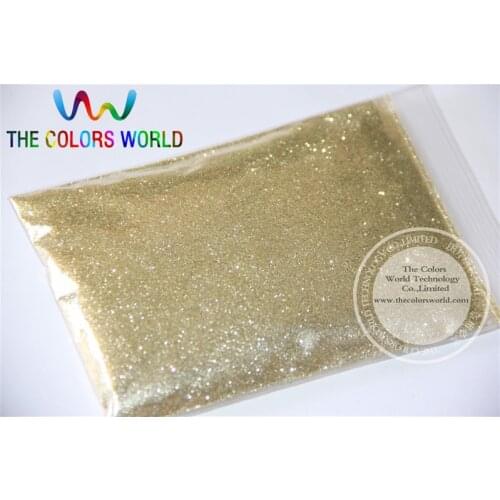 TCM0200 Champagne Gold Color Glitter powder -0.2MM glitter dust dazzling glitter powder,DIY Flash powder