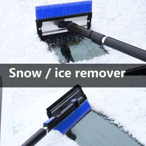 Snow Brush Shovel, Multifunctional Telescopic Ice Scraper Snow Brush Shovel Removal Tool for Car Windshield and Window