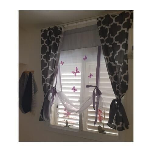 Flying Shading Prints Modern Curtains For Living Room Kitchen Bedroom Blackout Kids Window Panel Custom Cloth Curtain