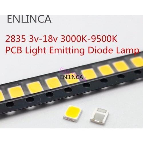 Big Sale SMD LED 2835 5730 Chips 1W 3V 6V 9V 18V beads light White warm 0.5W 1W 130LM Surface Mount Light Emitting Diode Lamp