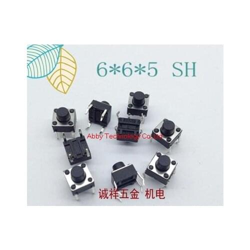 100pcs Tactile Push Button Switch Momentary Tact 6x6x5mm DIP Through-Hole 4pin Tact Switch