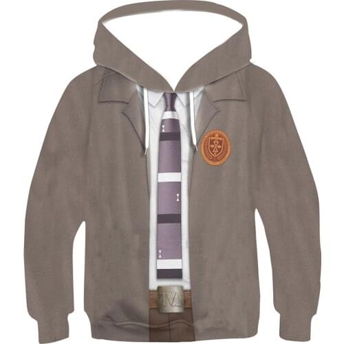 Loki Cosplay Hoodie Kids Children 3D Printed Hooded Sweatshirt Casual Streetwear Pullover Coat