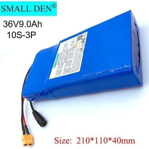 36V 10S3P 42V 9.0Ah Ultra thin 15A BMS high power output 18650 lithium battery pack ebike electric bicycle motor scooter