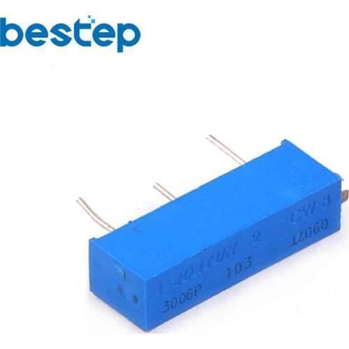 10PCS 3006P Adjustable Potentiometer 1K 10K 50K 100K