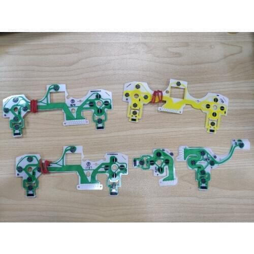 100pcs Circuit Board PCB Ribbon for PS4 Slim Pro Wireless Controller Conductive Film Keypad flex Cable JDM 055 050 040 030 020
