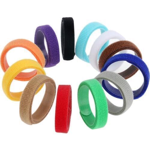 12pcs Adjustable Pet Cat Dog Identification Collars Leash Soft Nylon Id Mark Collar Neck Strap For Cats Kitten Dog Accessories