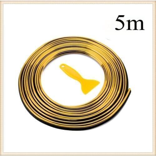 5M Car Seal Styling Interior Stickers Decoration Strip for Hyundai rav 4 2005 2000 Mazda Kia Lada gaz