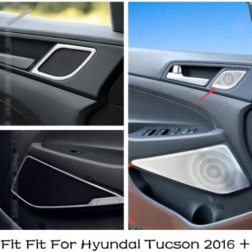 Lapetus Side Car Door Stereo Speaker Audio Sound Loudspeaker Cover Trim Fit For Hyundai Tucson 2016 - 2020 Accessories Interior
