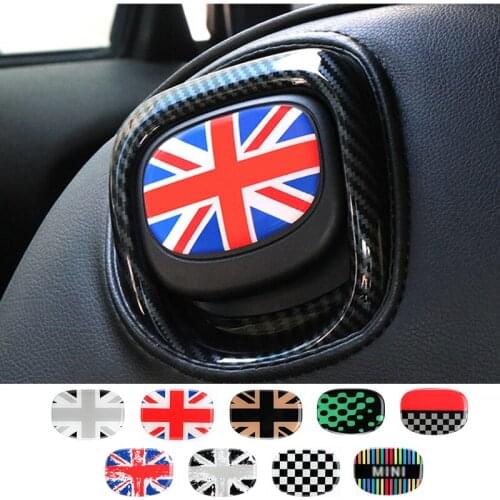 For BMW MINI Cooper F54 F55 F56 F60 Interior Decoration Rear Seat Handle Sticker Protection Decal Cover Car Styling Accessories
