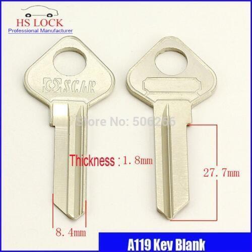 Door Key blank Locksmith Supplies Blank Keys cilvil Horizontal key machine A119