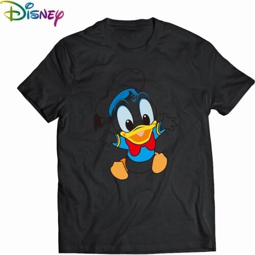 Disney Donald Duck Mens Women tee shirt Summer Womens cotton t-shirt funny t shirts T-shirts with short sleeves Tops Clothing