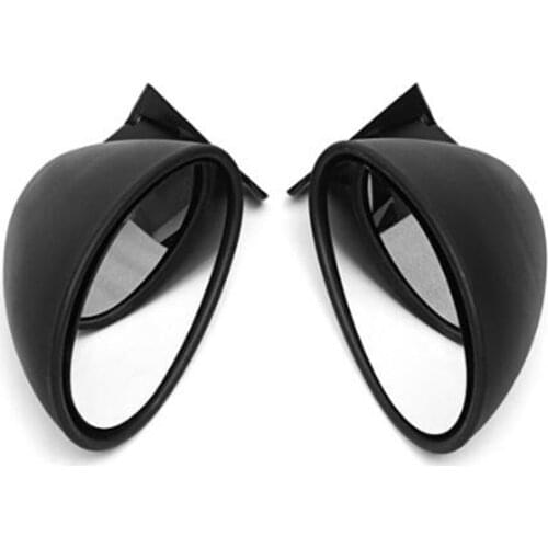 TOP RACING California Classic Retro Door Wing Side Mirror Hot Rod Universal Fit Vintage