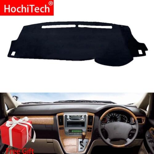 Auto Car Dashboard Cover Dash Mat Board Pad Carpet Dashmat Interior Mats for Toyota Alphard 2002-07 Right Hand Drive Accessories
