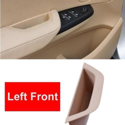 LHD RHD Car Left Front Interior Door Handle Inner Drivers Seat Side Panel Handle Pull ABS Trim For BMW X3 X4 F25 F26 2010-2016