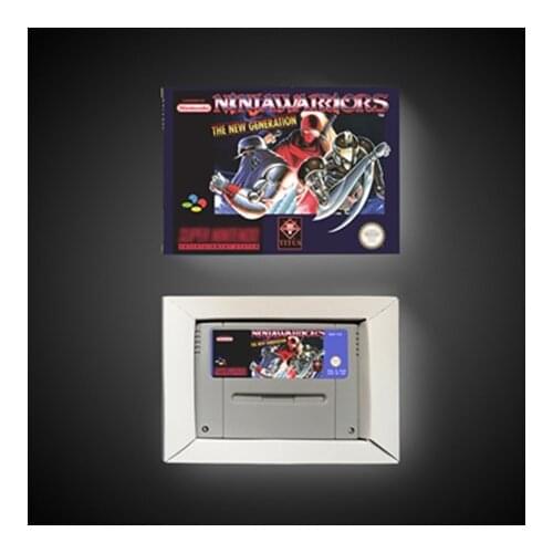 Ninja Warriors - EUR Version Action Game Card with Retail Box