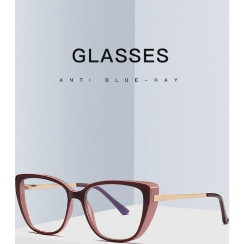 Newest Design Unisex TR90 Spectacles Frame Anti Blue Light Blocking Women Men Eyeglasses