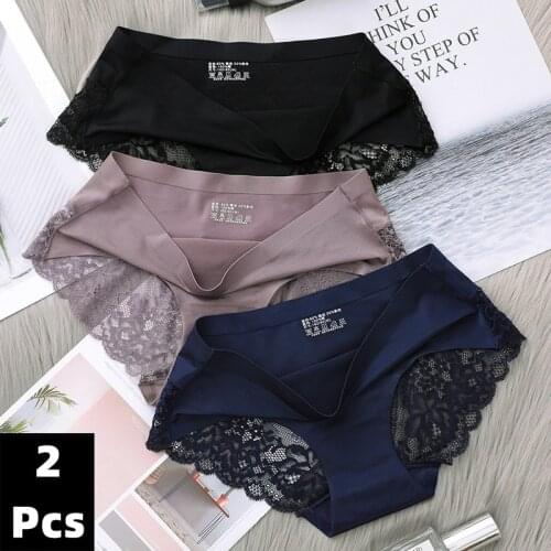 Hollow Low Waist Womens Solid Panties Sets Underwear Seamless Silk Sports Briefs Underpants Sexy Lady Lingerie 3Pcs/Packs