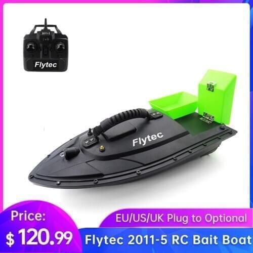 Flytec 2011-5 Fish Tool Dual Motor Fish Finder Finder RC Bait Boat Toy Loading 500m Remote Control Fishing Bait Boat RC Boat
