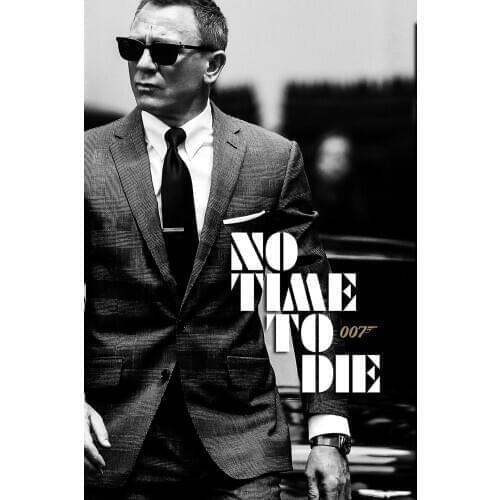 Lot style Choose No Time To Die Movie Art print Silk poster Home Wall Decor