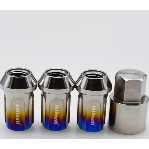 Titanium anti-theft nut M12*1.5*35 open-end