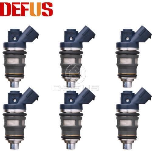 6x 800cc Fuel Injector OE 1001-87093 For Toyota MR2 Turbo SW20 3SGTE Celica GT4 Supra Celica 1jz-GTE Nozzle Injection Valve