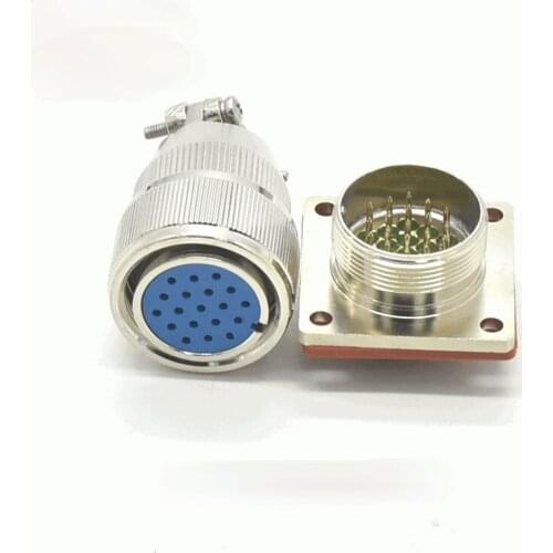 Vacuum Sealed Glass Sintered Connector MX23 19P Male and Female Mating Connectors