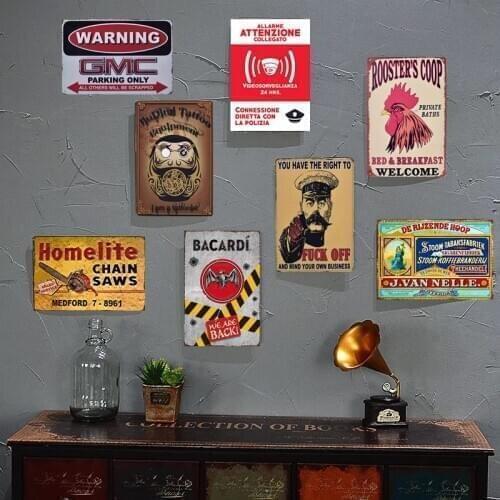 Vintage Metal Tin sign Keep Calm Wifi Toilet Bar Beer Art Posters Home Decor Restaurant Coffee Cafe Wall Plaques