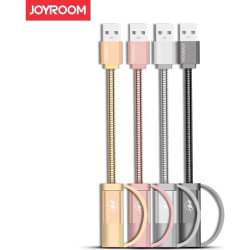 Joyroom M-329 Super Portable 10CM Sync Data & Charging Cable For iPhone 5 5S 6 6S Plus Micro USB Android Smartphone Power Bank