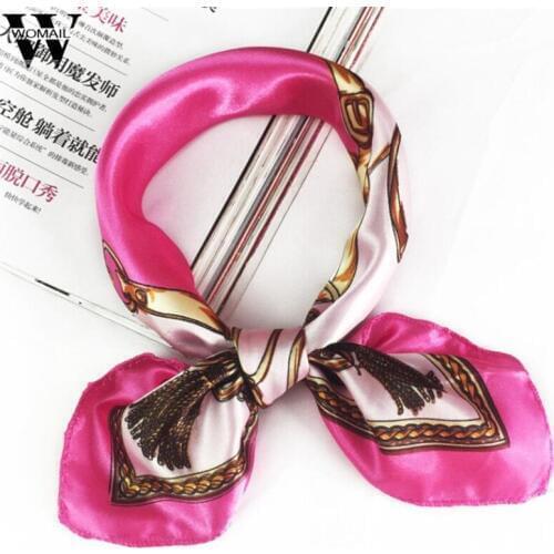 Bandana women Square Head Scarf Wraps Scarves Ladies Printed Kerchief Neck Scarf shawl dropship x30430