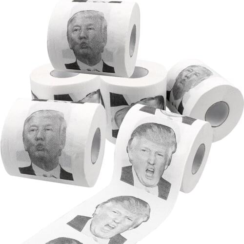 1 Roll 2 layers Paper Tissue 2020 Gift Joke Fun Kitchen Prank Paper HOT New Humour Toilet Paper Bathroom Toilet Paper Roll