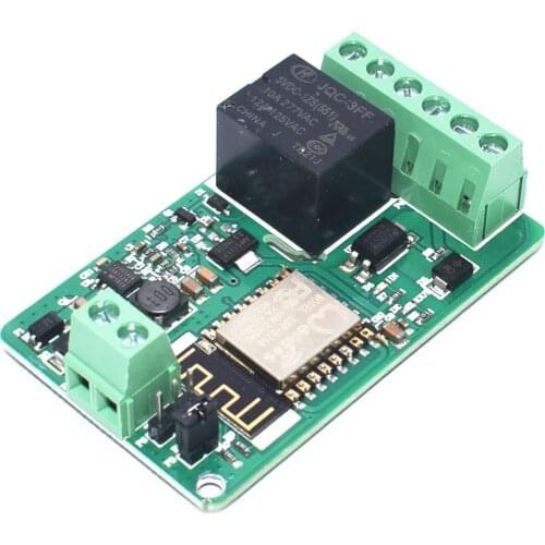 A21 New Arrival 1Pcs Green ESP8266 10A 220V Network Relay WIFI Module Input DC 7V~30V Modules