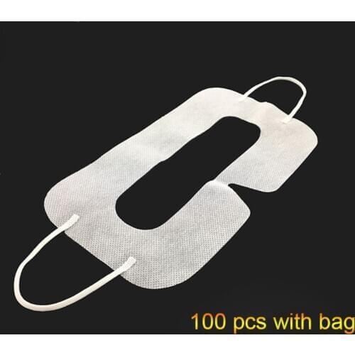 100PCS/BAG White Non-woven Fabrics Eye Pads Disposable Sanitary Eye Patch Facial Mask for HTC Vive PlayStation 3D Virtual